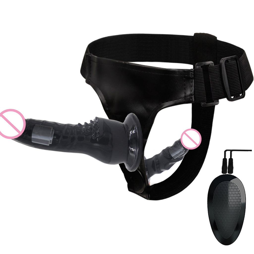Black Strap-On Dildo with Remote TH Shop