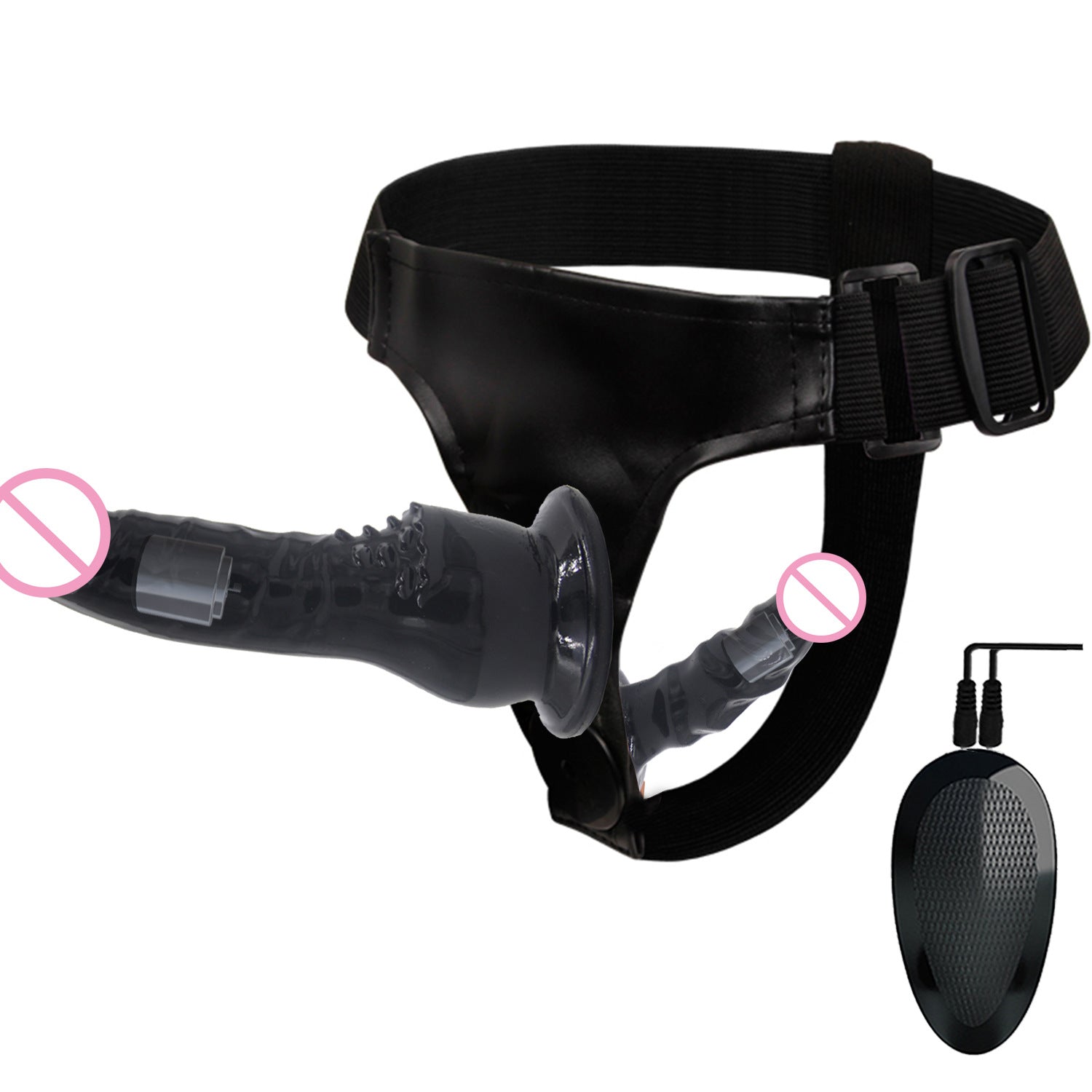 Black Strap-On Dildo with Remote TH Shop