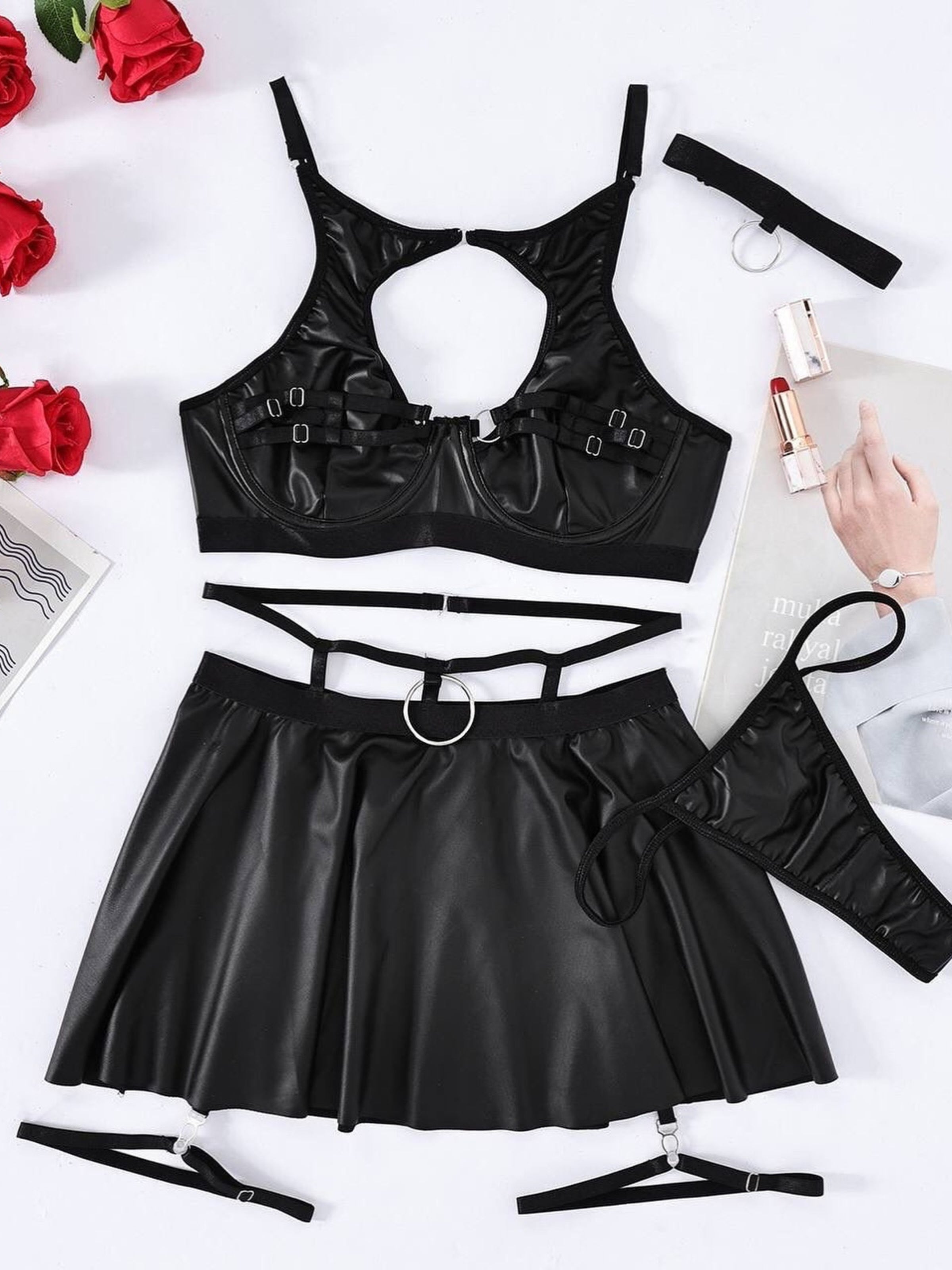 Midnight Temptation Lingerie Set Ideal Lingerie
