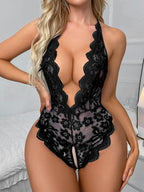 Seductive Black Fishnet Bodysuit – Bold & Alluring Ideal Lingerie