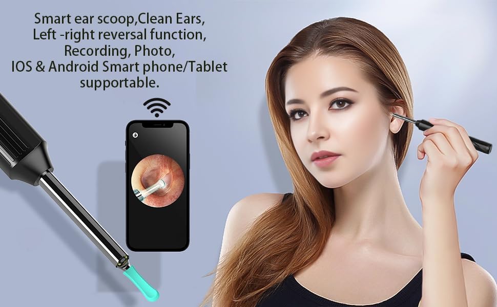 Smart Ear Cleaner with HD Camera – Wireless Otoscope for Android & iPhone Martika Trendy Finds