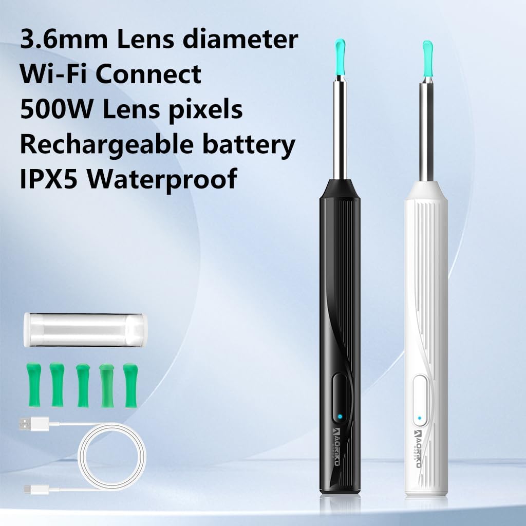 Smart Ear Cleaner with HD Camera – Wireless Otoscope for Android & iPhone Martika Trendy Finds