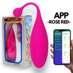App Vibrator - Rose Red, Safe Waterproof with App Control Ideal Lingerie