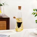 Premium Olive Oil & Vinegar Glass Dispenser – Transparent | Beirut Kitchen Essential Martika