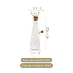 Premium Olive Oil & Vinegar Glass Dispenser – Transparent | Beirut Kitchen Essential Martika