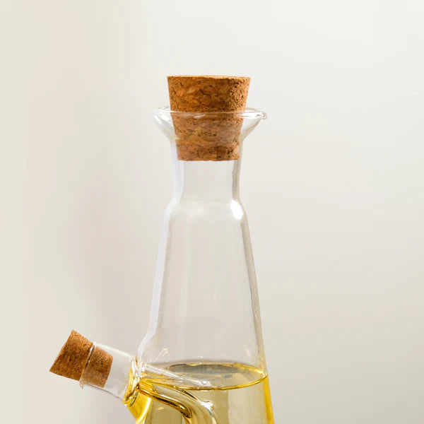 Premium Olive Oil & Vinegar Glass Dispenser – Transparent | Beirut Kitchen Essential Martika