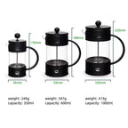 Elegant Glass French Press Coffee Maker – 350ml Martika Trendy Finds
