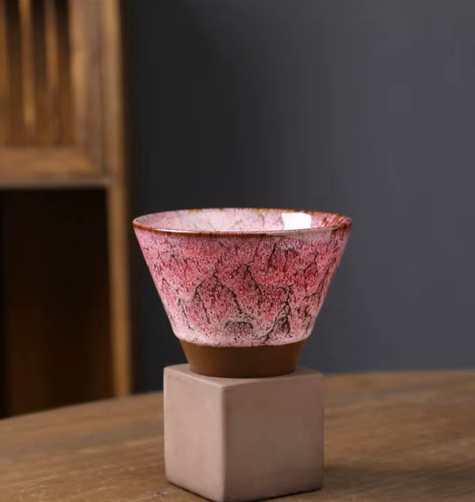 Japanese Mug With Holder Beige Farawla