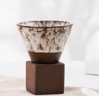 Japanese Mug With Holder Beige Farawla