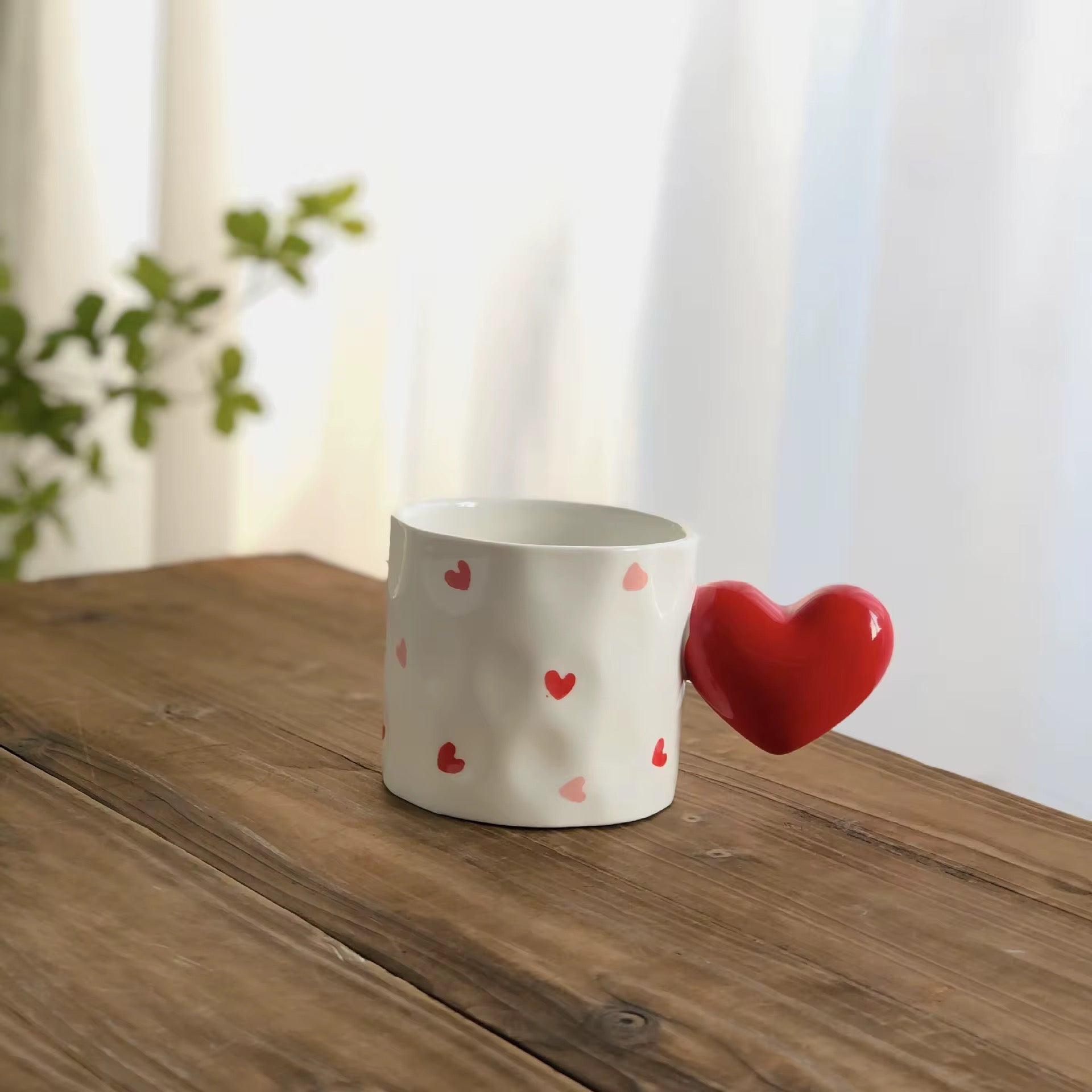 Big Handle Red Heart Plain Farawla