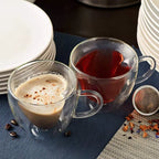 Valentine Transperant Heart 170 Ml (Tea Cup) Farawla