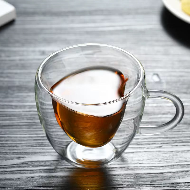Valentine Transperant Heart 170 Ml (Tea Cup) Farawla