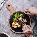 Wood & Stone Plate Small, big Farawla