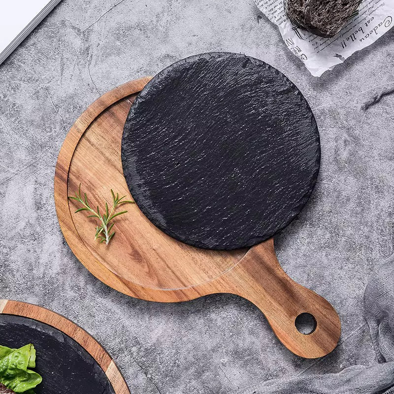 Wood & Stone Plate Small, big Farawla