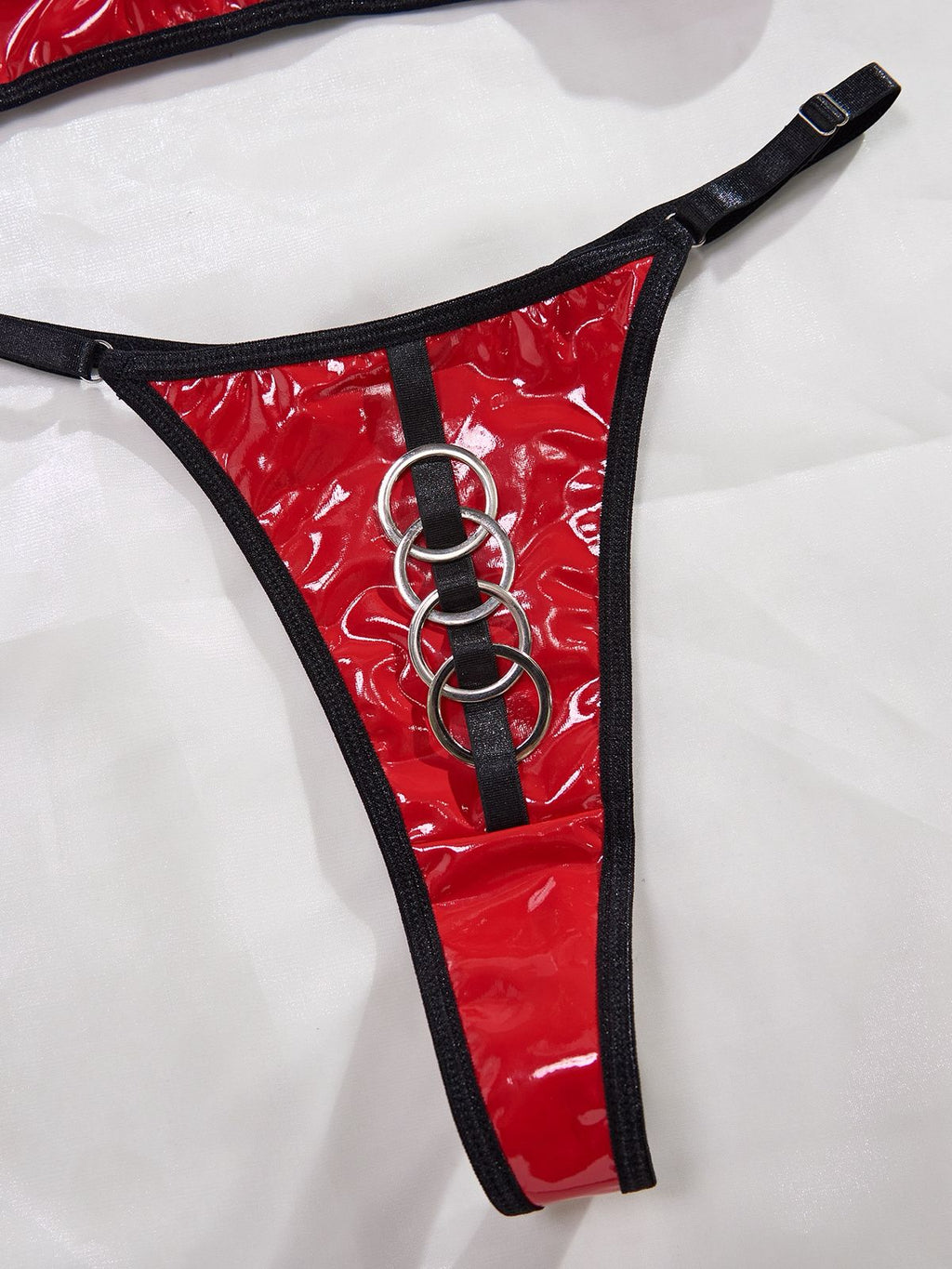 Mesh PU Leather Lingerie Dress small (fits M) Ideal Lingerie