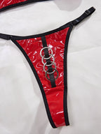 Mesh PU Leather Lingerie Dress small (fits M) Ideal Lingerie