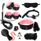 Soft Padded Bondage Cuff Set – Adjustable Wrist & Ankle Restraints for Couples TH Shop