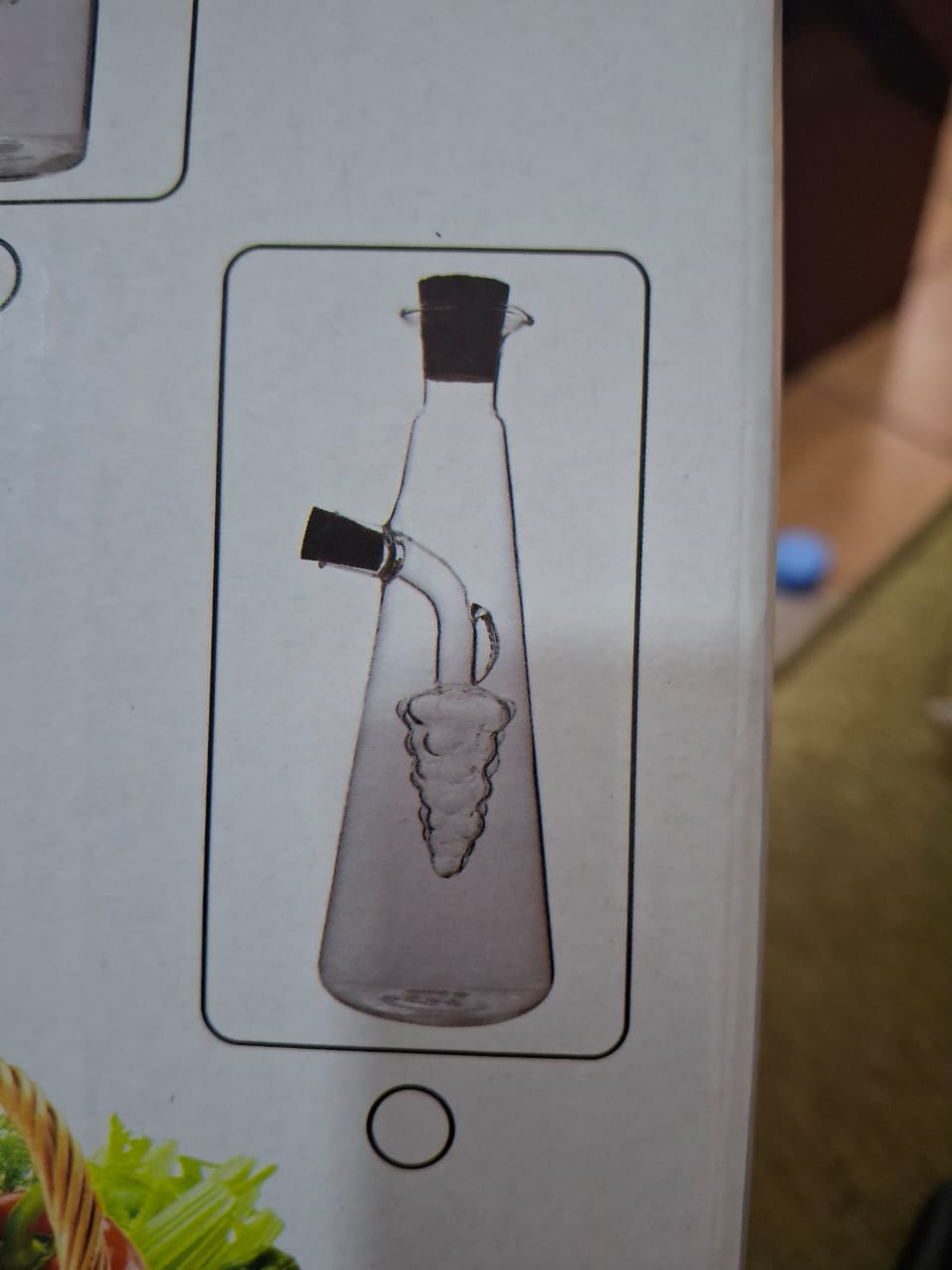 Premium Olive Oil & Vinegar Glass Dispenser – Transparent | Beirut Kitchen Essential Martika